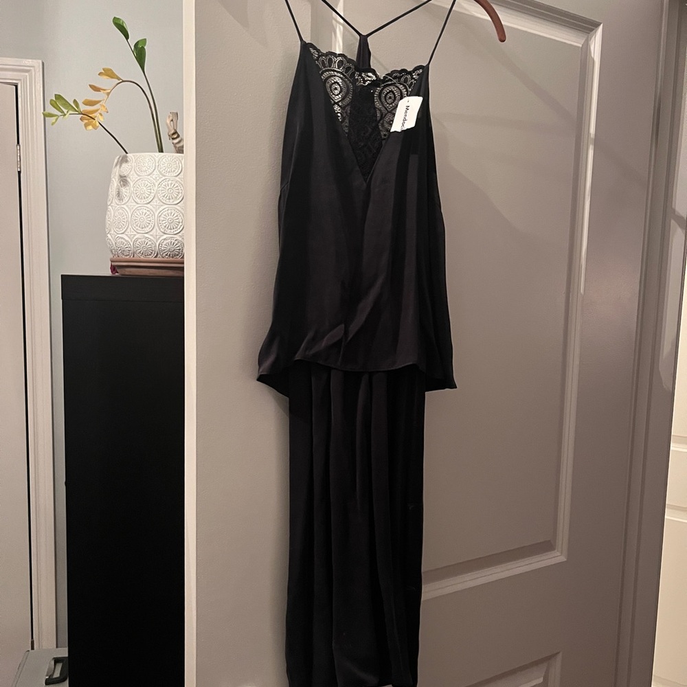 LBD Mendocino Silk Lace Trim Cami Dress -unworn